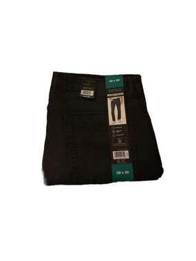 Buffalo David Bitton Repreve Straight Stretch Jeans 38x30 Black Jackson-X